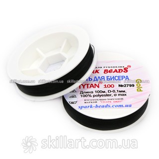 Нитки для бисера Tytan 100 Spark Beads (100м), 2799